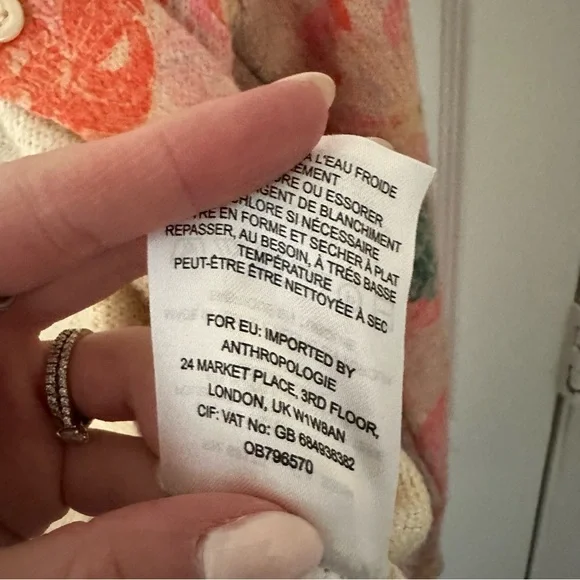 Floral Button Up Sweater - Picture 6 of 8